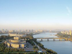 Vista de Pyongyang